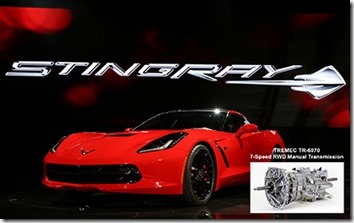 2014 Corvette Stingray with TREMEC TR-6070 transmission